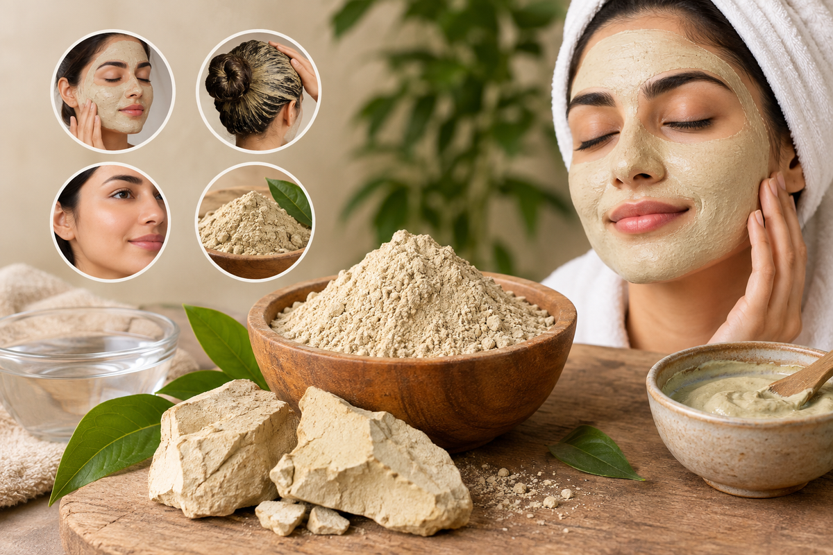 5 Common Ways to Use Multani Mitti for Skin and Hair